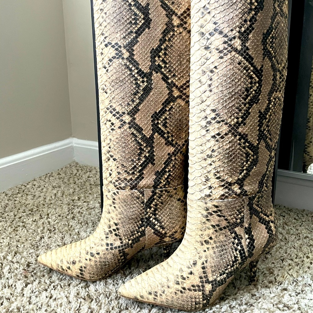 Yeezy Snake skin boots